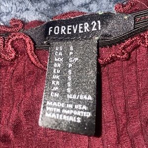 Strapless Red Mini Dress